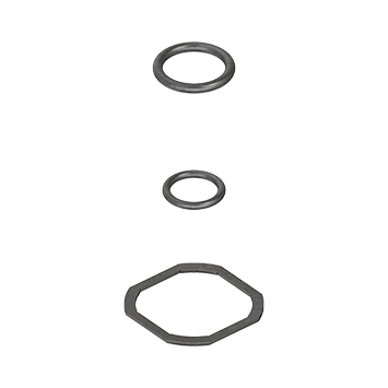 O-ring and flat seal