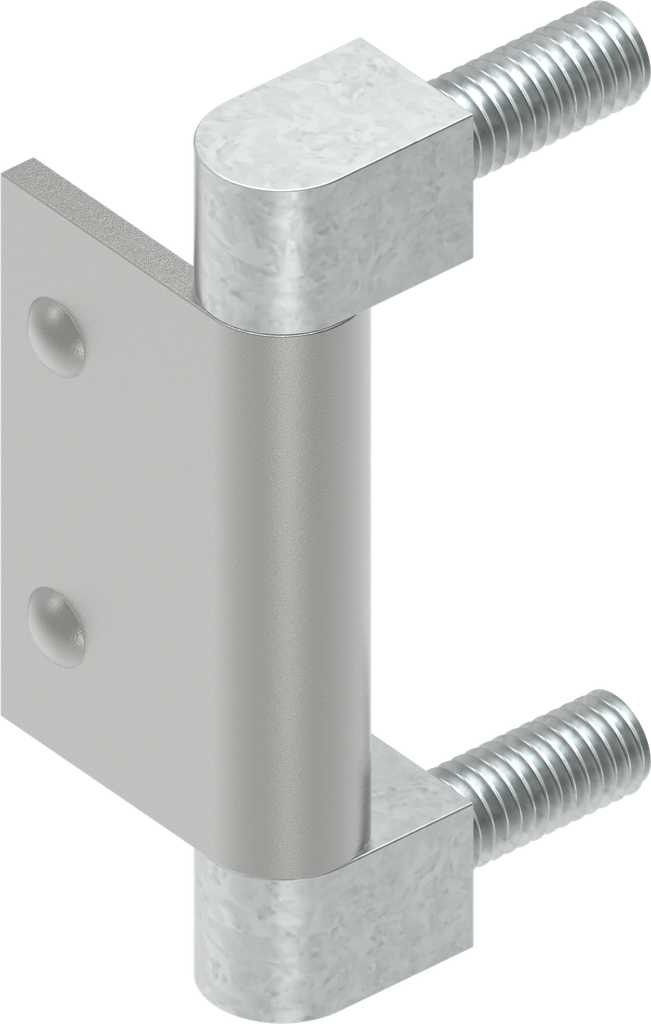 180° Hinge, Steel zinc-plated and raw