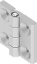 180° Hinge, Stainless steel AISI 316 pickled and passivated