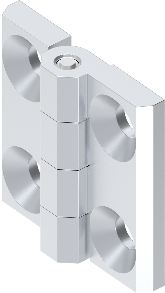 180° Scharnier, GD-Zn verchromt