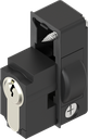 Locking set with profile half cylinder acc. to DIN 18252, keyed different, with 3 keys, Polyamide GF black