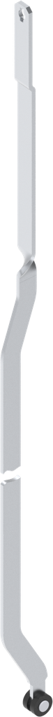 tringle plate L = 501 - 600 mm, acier zingué