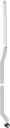 tringle plate L = 501 - 600 mm, acier zingué