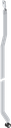 tringle plate L = 701 - 800 mm à droite, acier zingué