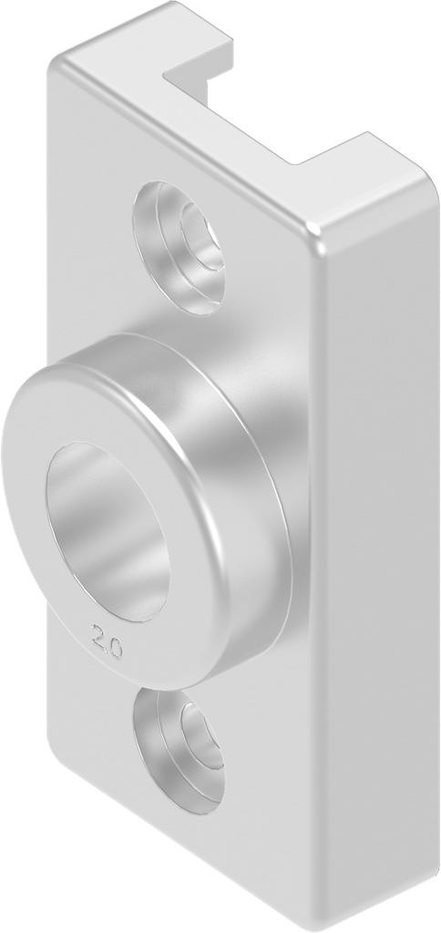 Casquillo del cojinete sin stop para Ts = 2 mm, acero inoxidable AISI 316