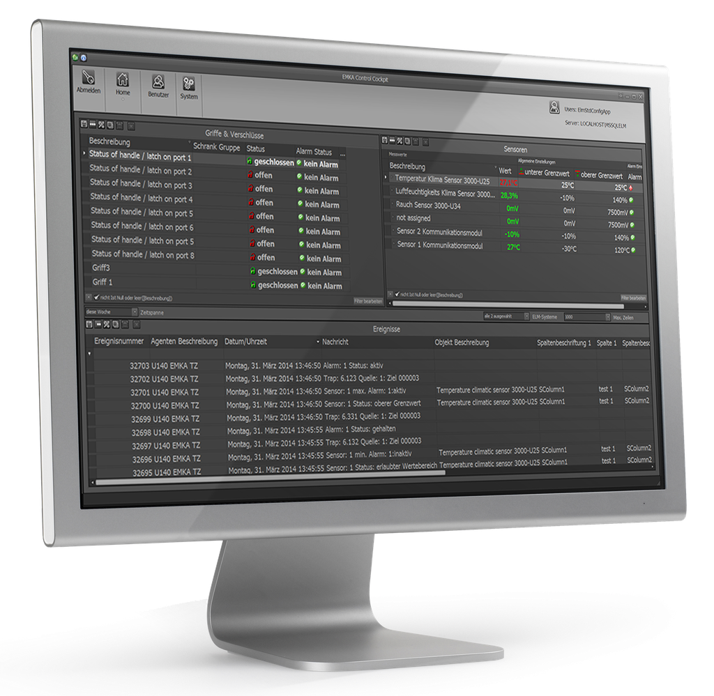 EMKA Control Cockpit, uitbreiding voor 1 extra systeem (control unit); 