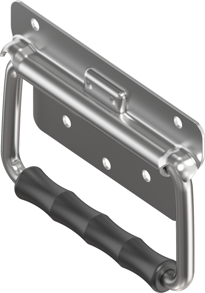 Asa plegable sin resorte de lámina, acero inoxidable AISI 304