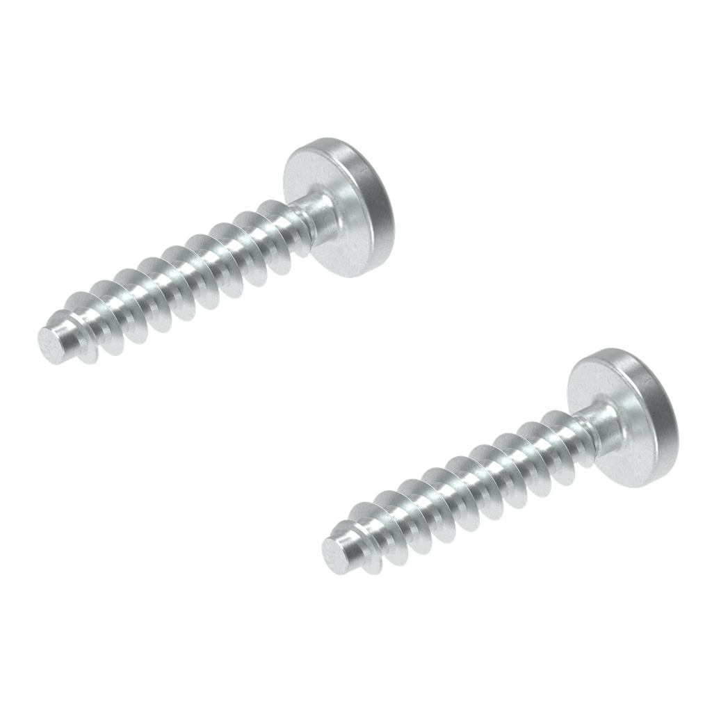 Juego de tornillos para Ts = 4 a 12 mm , acero galvanizado