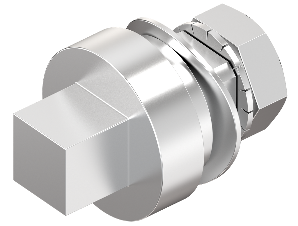 Inserto cuadradillo 7, acero inoxidable AISI 316