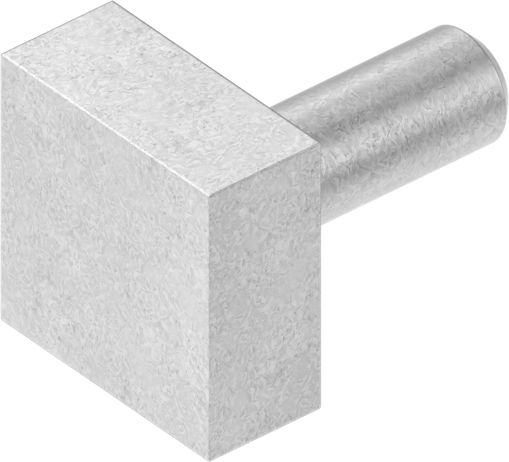 tenon de fermeture, acier zingué