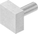 tenon de fermeture, acier zingué