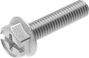 Borgmoer M6 x 25, Staal verzinkt