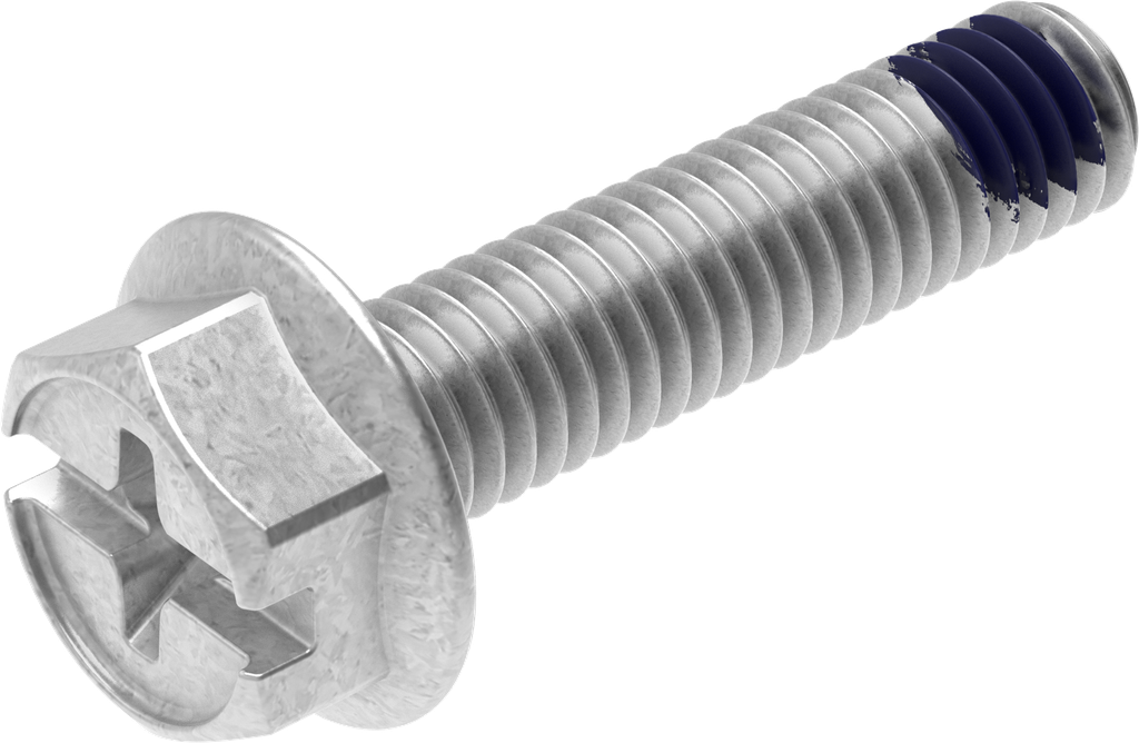 Locking screw M6 x 25, Steel zinc-plated