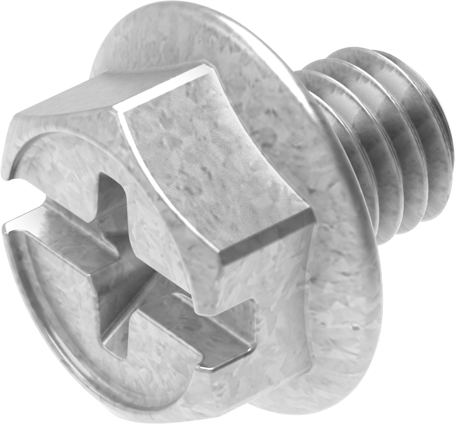 Locking screw M5 x 6, Steel zinc-plated