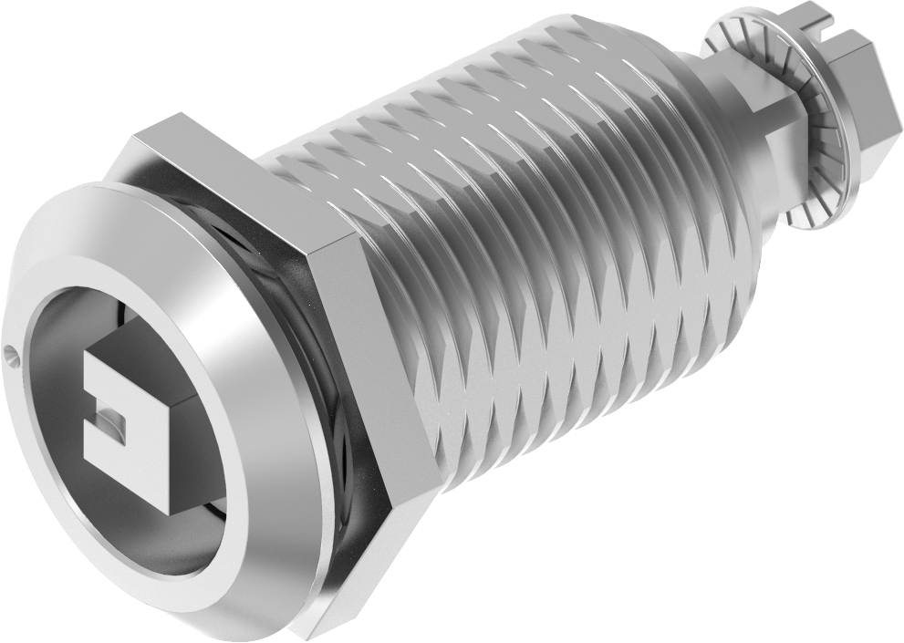 Draai-span-slot spoorwegen met aanduiding, RVS 316