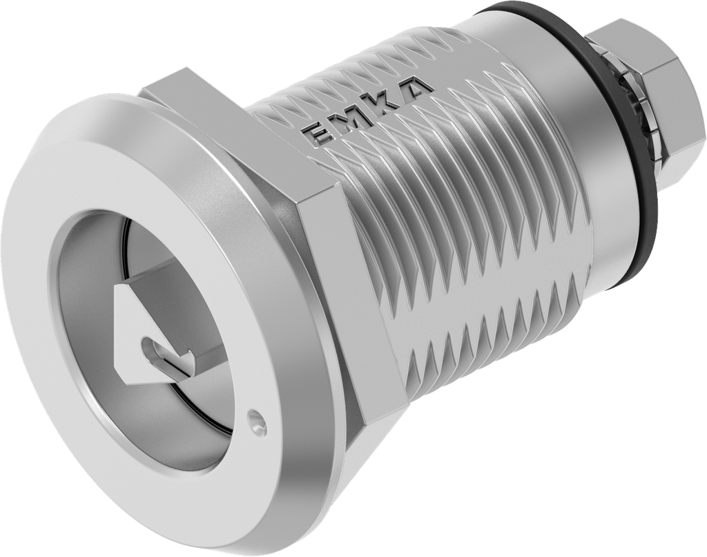 Draai-span-slot driekant 7 links met aanduiding, RVS 316