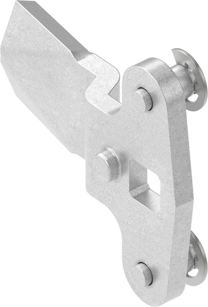 3-Point cam, Steel zinc-plated