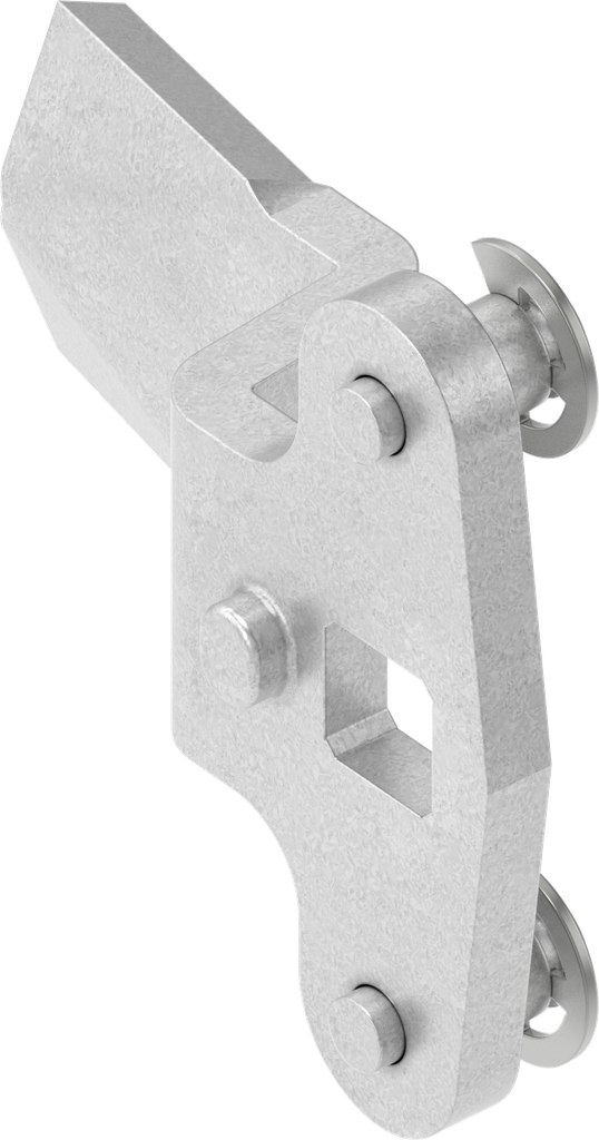 3-Point cam, Steel zinc-plated