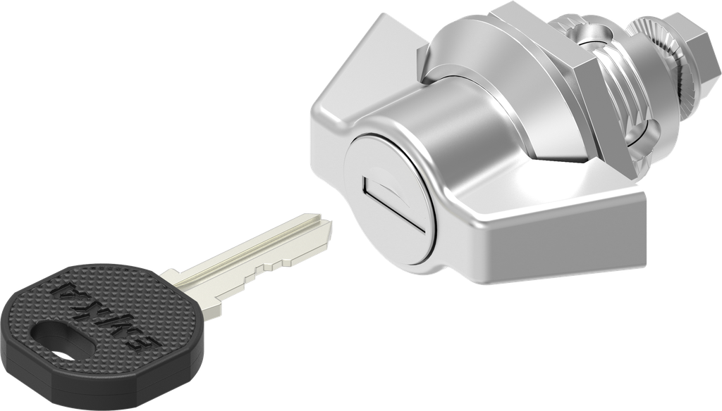 Wing knob quarter turn, keyed EK 333, Stainless steel AISI 316