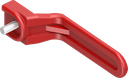 poignée intérieure, polyamide rouge