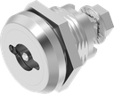 Safety quarter turn double bit 3, left version, Stainless steel AISI 303