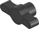 Wing knob for insert square 8, Polyamide GF black