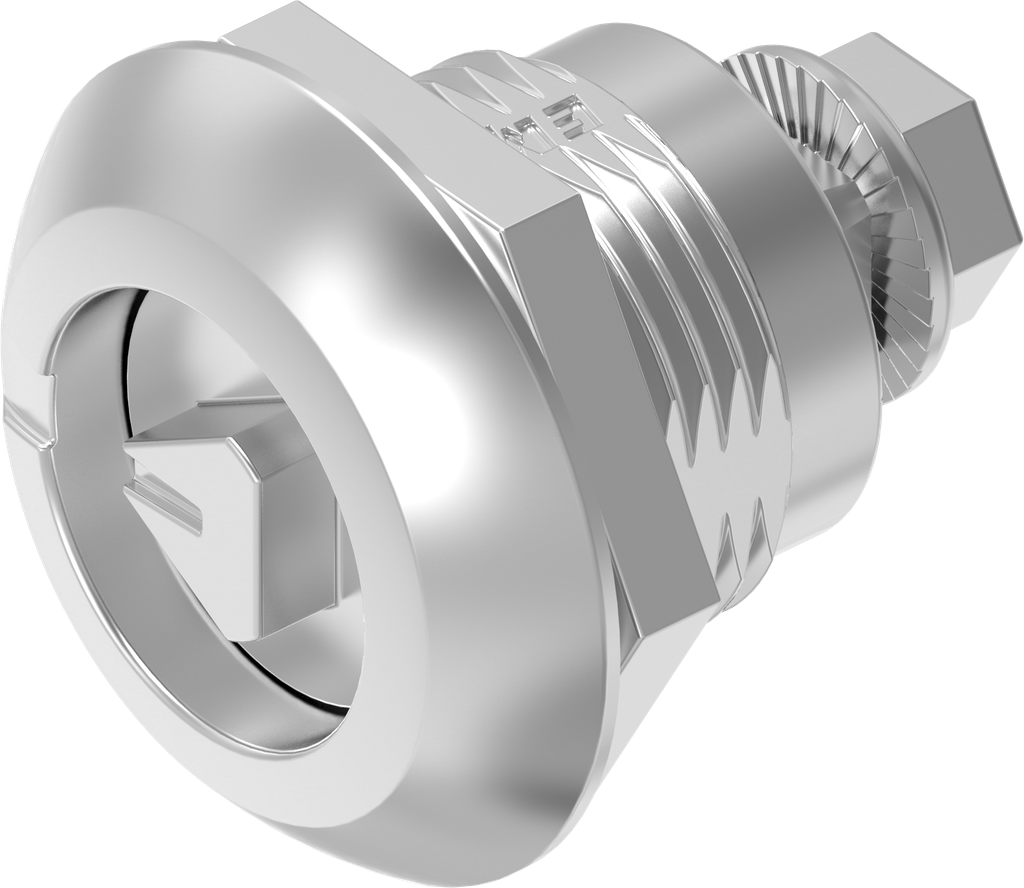 verrou à compression triangle 8, inox AISI 316