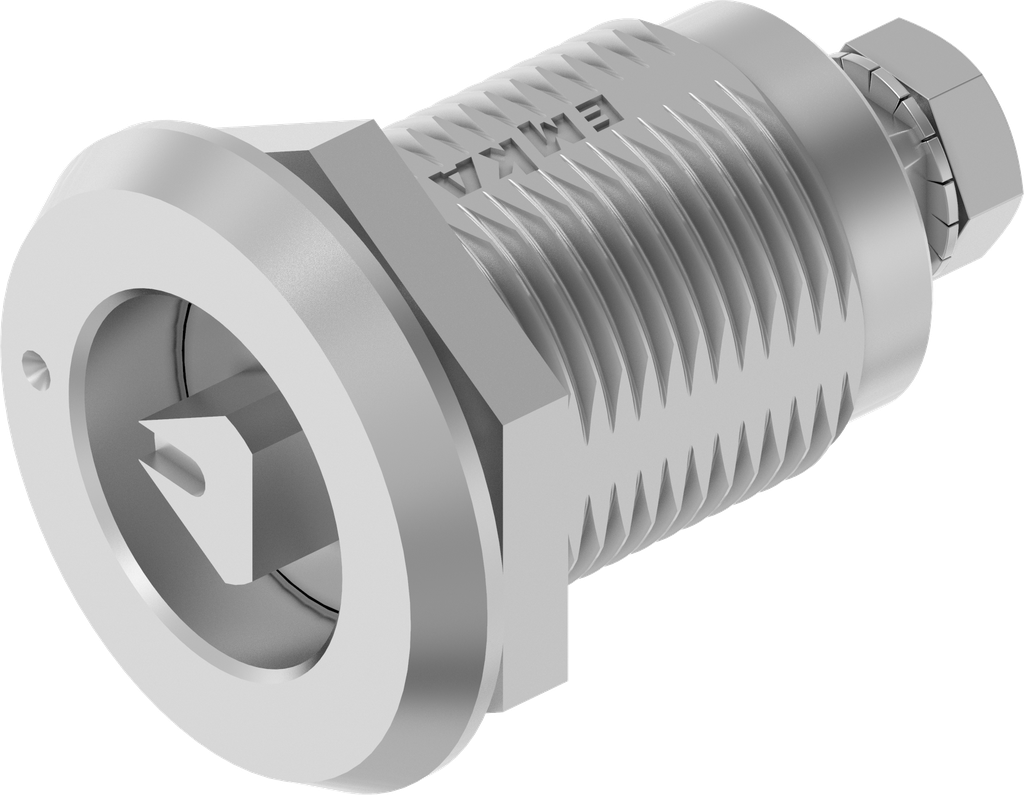 Dreh-Spann-Verschluss Dreikant 8 mit Markierung Ausführung links, Edelstahl AISI 316