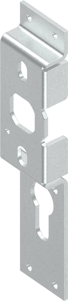 Lock support, Steel zinc-plated