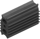 4-Lip profile H = 28.5 mm, Foam rubber EPDM 25 ± 5 Shore A black