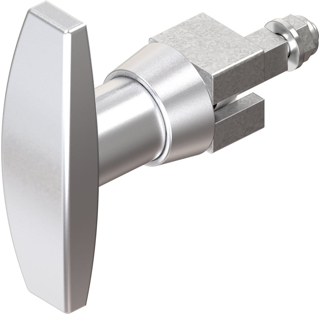 T-handle, non-keyed, Zinc die chrome-plated