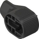 Inklik sluitlip H = 7,5 mm, polyamide GF zwart