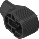 Inklik sluitlip H = 7,5 mm, polyamide GF zwart