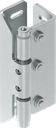 90° 3D Hinge, Steel zinc-plated