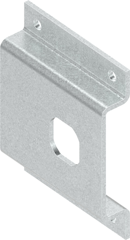 Support for slam-lock, Steel zinc-plated