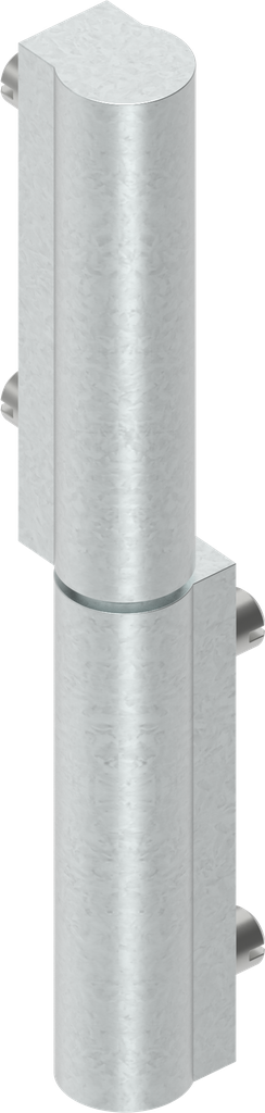 Bisagra cilíndrica, soldable, acero galvanizado