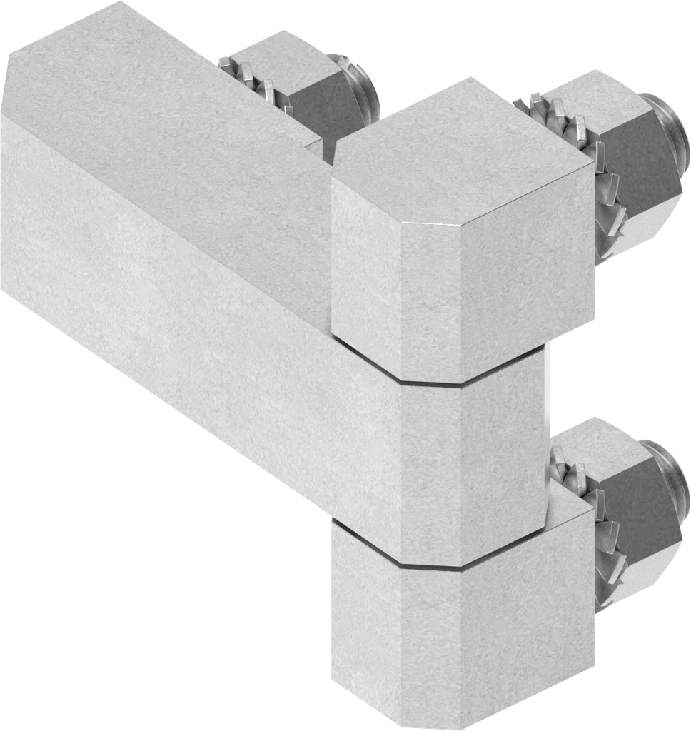 180° Scharnier, Staal verzinkt