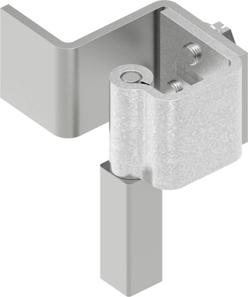 90° Concealed hinge, Steel zinc-plated and raw