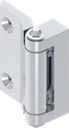 180° Hinge, Zinc die chrome-plated