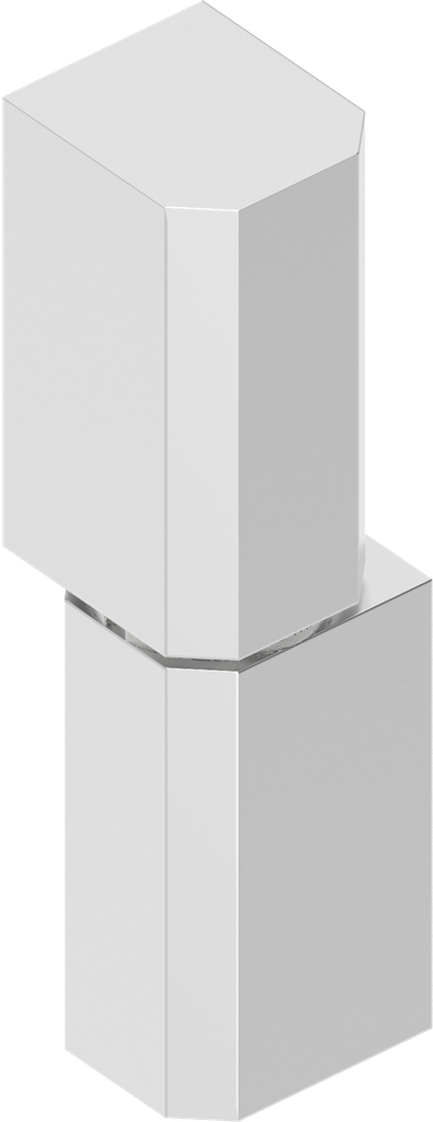 180° Scharnier, Edelstahl AISI 316 geschliffen P.3050/51