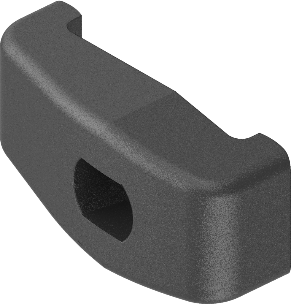 Bridge clamp, Polyamide GF black