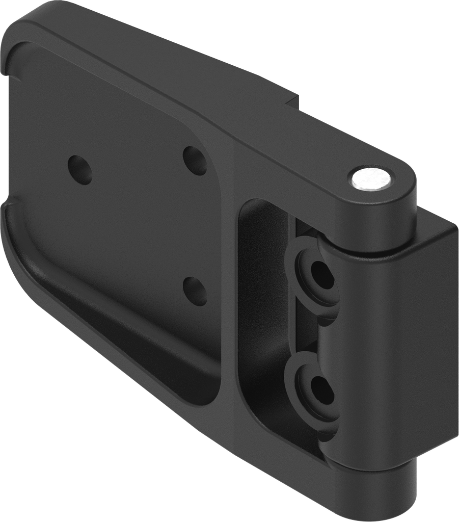 180° Hinge, Polyamide GF black