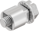 Adapter for cams, Stainless steel AISI 316L