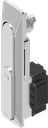 Swinghandle 1154 with RC2 for profile half cylinder 40 mm (A = 30 mm), Stainless steel AISI 316