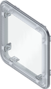 Clip-in viewing window with seal, Polycarbonate crystal clear