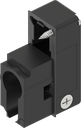 Modulo per profilo mezzo-cilindro (A = 30 mm), poliammide GF nero