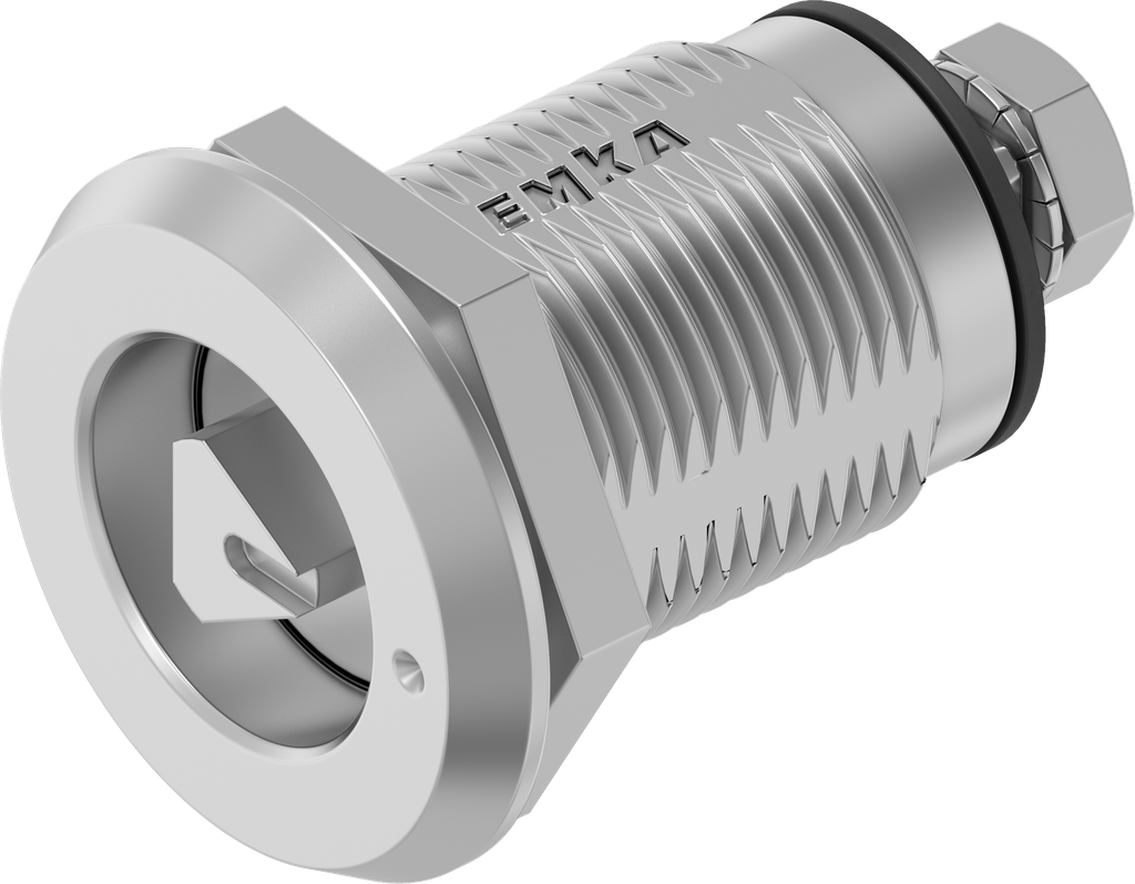 verrou à compression triangle 8 avec marquage, version gauche, inox AISI 316