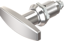 T-handle quarter turn, non-keyed, Zinc die chrome-plated