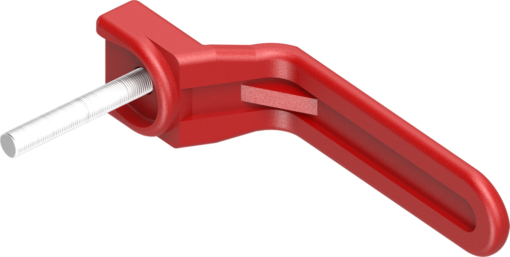 Inside handle, Polyamide red