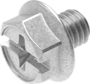 Locking screw M6 x 6, Steel zinc-plated